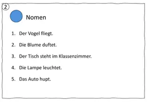 Vorschau - Präsentationen/Tafelbilder - Ritual Wortarten in Sätzen markieren Kartei editierbar - Seite 3