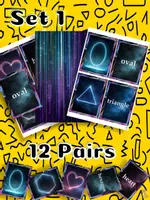 Aperçu - Jeux - Shapes Matching Game | 2 Sets | PDF Printables - Page 2