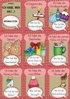 Vorschau - Spiele - Lesespiel Weihnachten "Ich habe, Wer hat...?" Klasse 1/2 - Seite 1