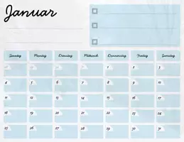 Vorschau - Präsentationen/Tafelbilder - dauerkalender selbst gestalten grundschule- kalender 2026 - Seite 1