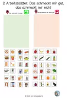 Vorschau - Arbeitsblätter - schmeckt vs schmeckt - 1. Kochstunde oder Sinne - Deckblatt