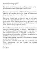 Vorschau - Aufgabenkarten - Homeschooling: Sport Fit zu Hause 4 - Seite 1