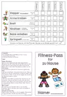 Vorschau - Aufgabenkarten - Homeschooling: Sport Fit zu Hause 4 - Seite 2
