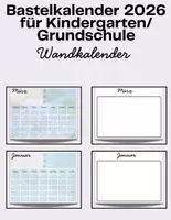 Vorschau - Präsentationen/Tafelbilder - dauerkalender selbst gestalten grundschule- kalender 2026 - Deckblatt