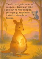 Vista previa - Otros - Cuento: La bolsita de amor de la mamá canguro - página 2