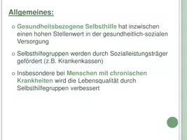 Vorschau - Präsentationen/Tafelbilder - Selbsthilfe und Selbsthilfegruppen - Seite 3