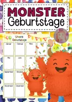 Vorschau - Anderer Materialtyp - Monsterklasse Geburtstagskalender - Deckblatt