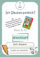 Vorschau - Arbeitsblätter - Ist Glaube peinlich? Glaubensfrage! - Deckblatt