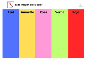 Vista previa - Juegos / Gamificación - Carpeta TEACCH – Colores | Actividad manipulativa para Infantil y NEAE - página 1