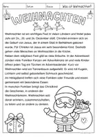 Vorschau - Text - Weihnachten - Mini-Wissen (Klasse 1-2) - Seite 1