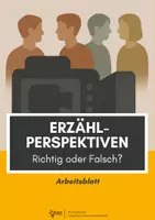 Vorschau - Arbeitsblätter - Erzählperspektiven - Rätsel - Deckblatt