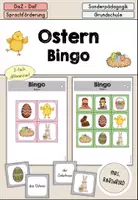 anteprima - Materiale di supporto/inclusione - Ostern - Bingo Spiel differenziert - DaZ/DaF/Sprachförderung (Bingo sulla Pasqua) - Pagina di copertina