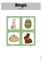 anteprima - Materiale di supporto/inclusione - Ostern - Bingo Spiel differenziert - DaZ/DaF/Sprachförderung (Bingo sulla Pasqua) - Pagina 3