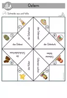 anteprima - Esercizi - Ostern - Himmel und Hölle Spiel - DaZ/DaF/Sprachförderung (Gioco: Inferno-Paradiso sulla Pasqua) - Pagina 3