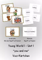 Vorschau - Bildkarten - Materialpaket - Voci - Kärtchen - Young World 1 - Unit 1 - 6 - Seite 1