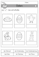 anteprima - Esercizi - Ostern - Arbeitsblatt differenziert - DaZ/DaF/Sprachförderung (Esercizi sulla Pasqua) - Pagina 2