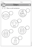 anteprima - Esercizi - Ostern - Arbeitsblatt Hörverstehen differenziert - DaZ/DaF/Sprachförderung (Esercizi di comprensione orale sulla Pasqua) - Pagina 2