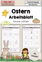 anteprima - Esercizi - Ostern - Arbeitsblatt Leseverstehen differenziert - DaZ/DaF/Sprachförderung (Esercizi di comprensione scritta sulla Pasqua) - Pagina di copertina