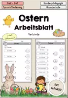 anteprima - Esercizi - Ostern - Arbeitsblatt differenziert - DaZ/DaF/Sprachförderung (Esercizi sulla Pasqua) - Pagina di copertina