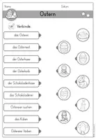 anteprima - Esercizi - Ostern - Arbeitsblatt differenziert - DaZ/DaF/Sprachförderung (Esercizi sulla Pasqua) - Pagina 3
