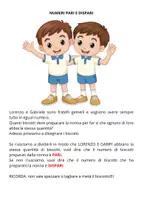 anteprima - Esercizi - Numeri pari e dispari - Pagina di copertina