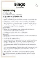 anteprima - Materiale di supporto/inclusione - Schulsachen - Schule Bingo Spiel differenziert - DaZ/DaF/Sprachförderung (Bingo sul vocabolario scolastico) - Pagina 2