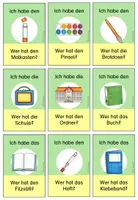 anteprima - Flashcard - Schulsachen - Schule Lesespiel: "Ich habe wer hat..." differenziert - DaZ/DaF/Sprachförderung (Gioco di lettura "Io ho, chi ha..." sulla scuola) - Pagina 3