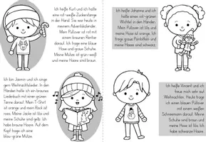 Vorschau - Arbeitsblätter - Weihnachten | Lesen und malen - Seite 3