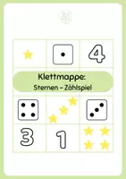 Vorschau - Arbeitsblätter - Klettmappe Zählspiel - Deckblatt