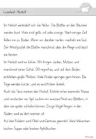 Vorschau - Arbeitsblätter - Lesetext und Lese-Mal-Blatt Herbst - Seite 3