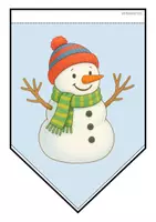 Vorschau - Mal- und Bastelvorlagen - Girlande - Im Winter (Klassenraumdekoration) - Seite 2