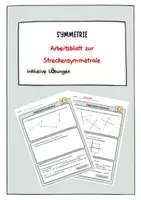 Vorschau - Arbeitsblätter - Arbeitsblatt Symmetrie - Streckensymmetralen konstruieren - Deckblatt