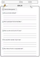 Vorschau - Arbeitsblätter - Berlin Places Cities and Countries Lesetext mit Aufgaben Englisch Arbeitsblatt - Seite 3