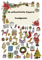 Vorschau - selbst erstellte Cliparts/Grafiken - weihnachtliche Cliparts -handgemalt - Deckblatt