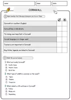 Vorschau - Arbeitsblätter - Cornwall Places Cities and Countries Lesetext mit Aufgaben Englisch Arbeitsblatt - Seite 2