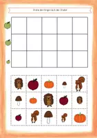 Vorschau - Arbeitsblätter - Herbst: Klettmappe bzw. schneiden & kleben, 1. Klasse - Seite 3