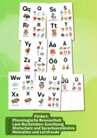Vorschau - Arbeitsblätter - Buchstaben lernen mit Spaß – 29 Bildkarten von Aa bis Zz inkl. Ä, Ö, Ü für Vorschule & 1. Klasse - Seite 2