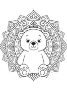Vorschau - Mal- und Bastelvorlagen - Mandala Winter/ Tiere im Winter - Seite 2