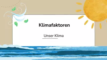 Vorschau - Stundenentwürfe - PPT & Stundenentwurf: Klimafaktoren inkl Lösungen Teil 6 - Unser Klima - Geografie Erdkunde - Seite 3