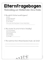 Vorschau - Arbeitsblätter - Elterngespräch: Elternfeedback zum Wohlbefinden des Kindes - Seite 2