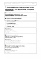 Vorschau - Fördermaterial/Inklusion - Klassenarbeit Deutsch – Gedichtanalyse (ZP 10 Niveau) - Seite 3