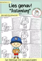 Vorschau - Arbeitsblätter - Lies genau! "Die Postsendung" I Lesesinnentnahme I Kl. 2-3 - Deckblatt