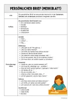 Vorschau - Merkblätter - Persönlicher Brief (Merkblatt) - Seite 1