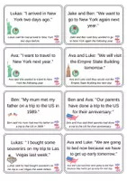 Vorschau - Arbeitsblätter - Stop and Swap Indirect speech New York Vacation - Seite 2