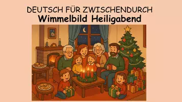 Vorschau - Stundenentwürfe - Wimmelbild Weihnachten - Heiligabend - DEUTSCH FÜR ZWISCHENDURCH - Kreatives Schreiben - Vertretungsstunden - Seite 3