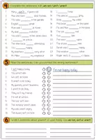 Vista previa - Hojas de trabajo - TO BE (Negatives) - Worksheet - página 2