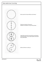 Vorschau - Arbeitsblätter - Yin und Yang konstruieren und ausmalen - Seite 1