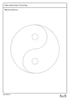 Vorschau - Arbeitsblätter - Yin und Yang konstruieren und ausmalen - Seite 3