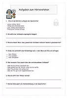 Vorschau - Arbeitsblätter - Hörverstehensübung „Der verschwundene Schlüssel“ – Kriminalgeschichte im Herbst (Klasse 5/6) - Seite 3