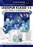 Vorschau - Arbeitsblätter - Lesespur Winter | Die zwölf Eiskristalle Klasse 1, 2, 3, 4 - Deckblatt
